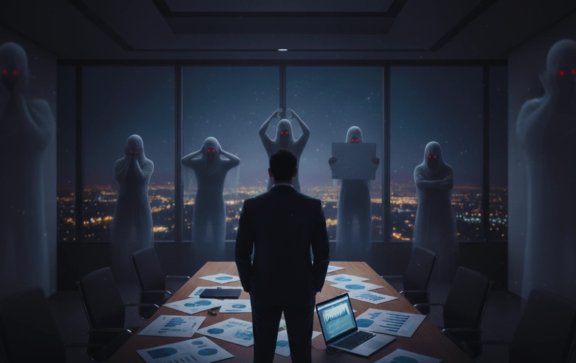 Artículo: "Los 5 Fantasmas que Persiguen a los Líderes y Emprendedores", escrito por Yames Gonzales (INGYames).