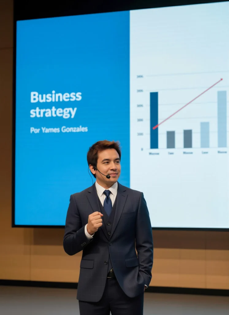 Yames Gonzales, conferencista de estrategia empresarial